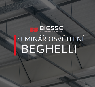 Seminář osvětlení Beghelli - Biesse Plzeň - 7. září 2023