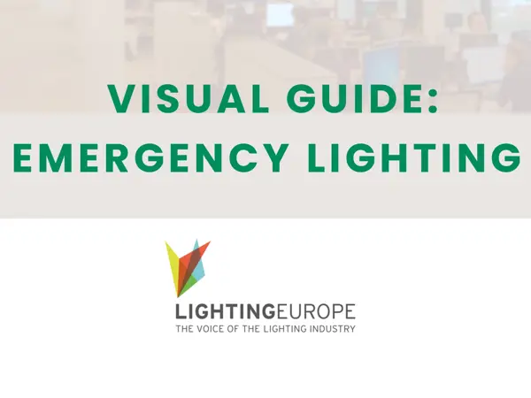 LightingEurope's visual emergency lighting guide published