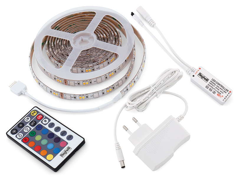 Striscia LED Smart RGB, 2m, funziona con App,  Alexa, Google